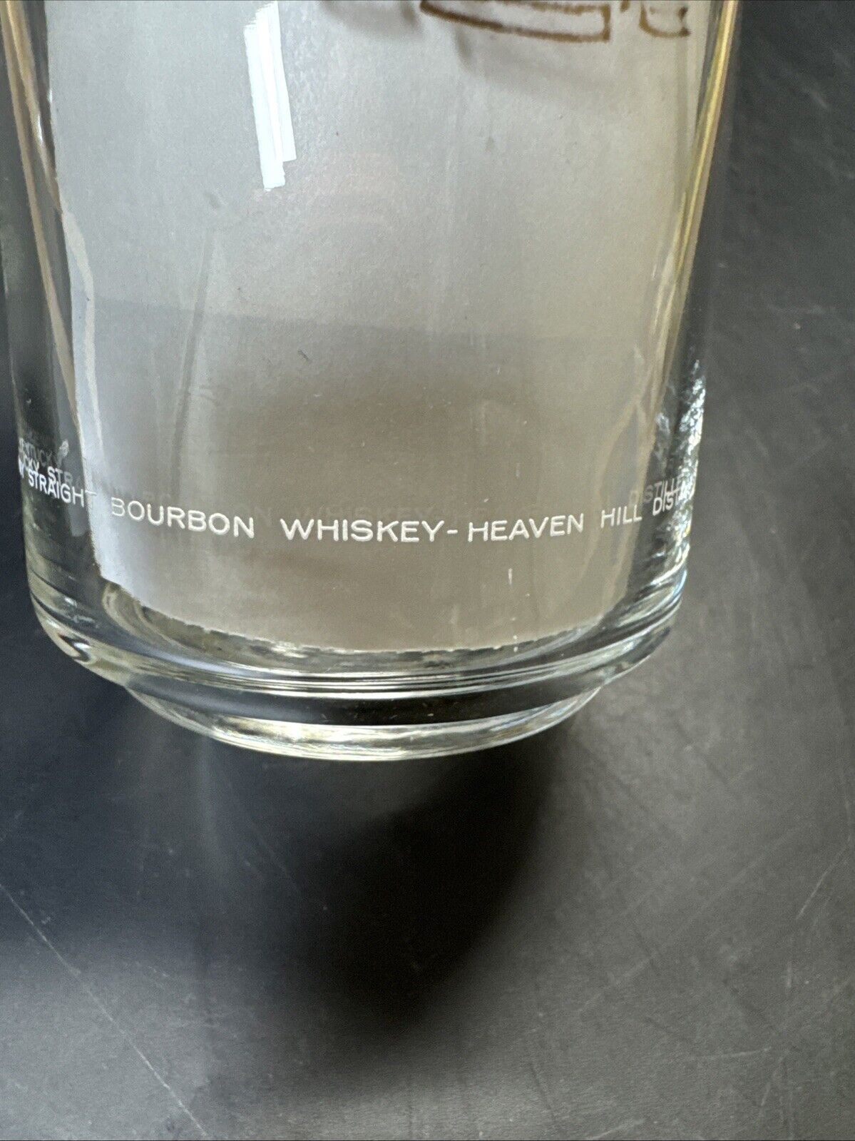 Heaven Hill Gold Trimmed Bourbon Whiskey Glasses/ Set Of 6