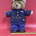 Bear Brown Teddy Bear With Marine Outfit USA Military Plush