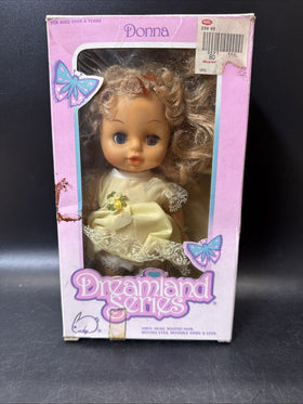 Vintage Dreamland Series Doll Donna 1989/ The Box Is Damaged