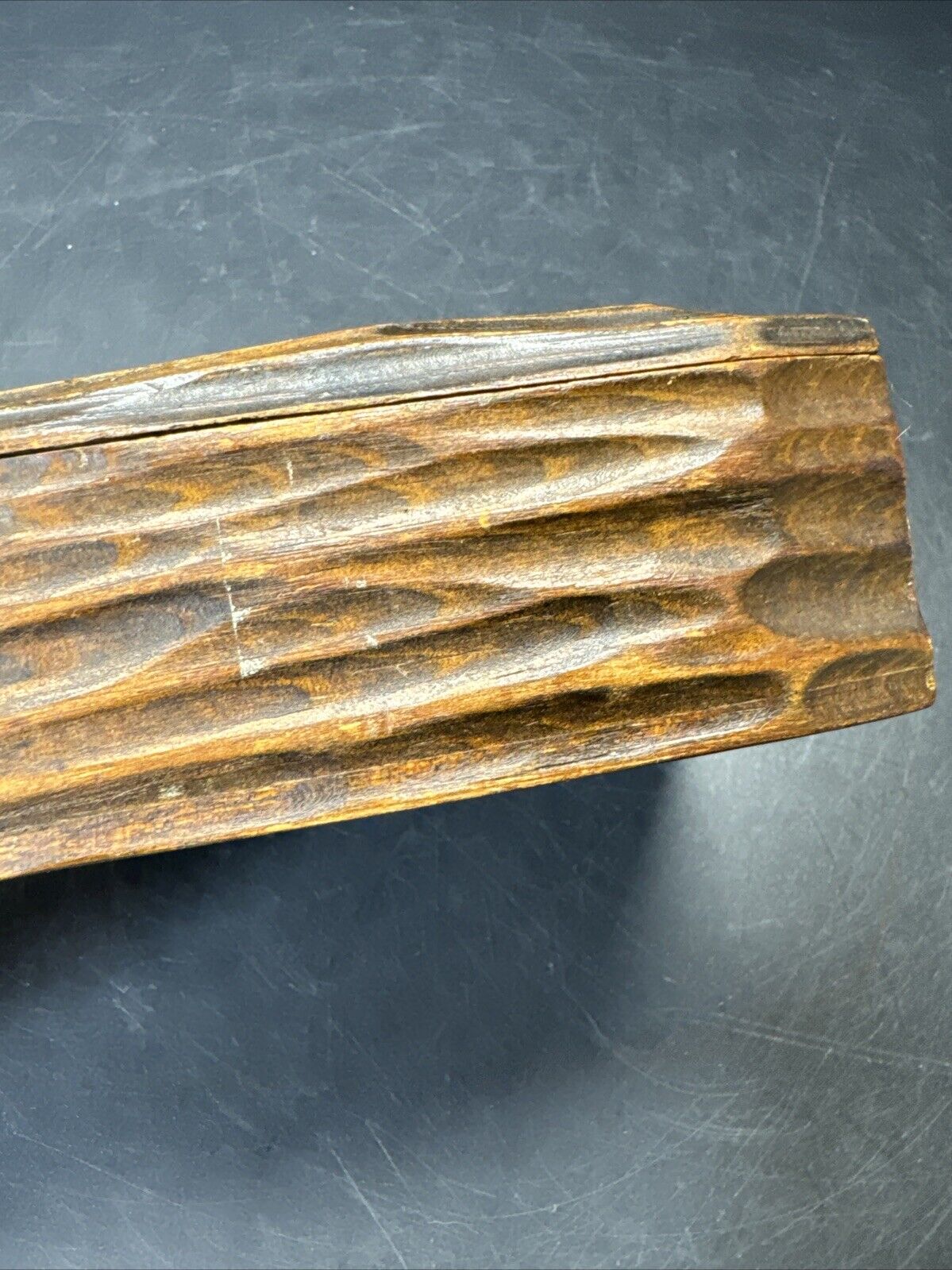 Vintage Wooden Hand Painted Trinket Box