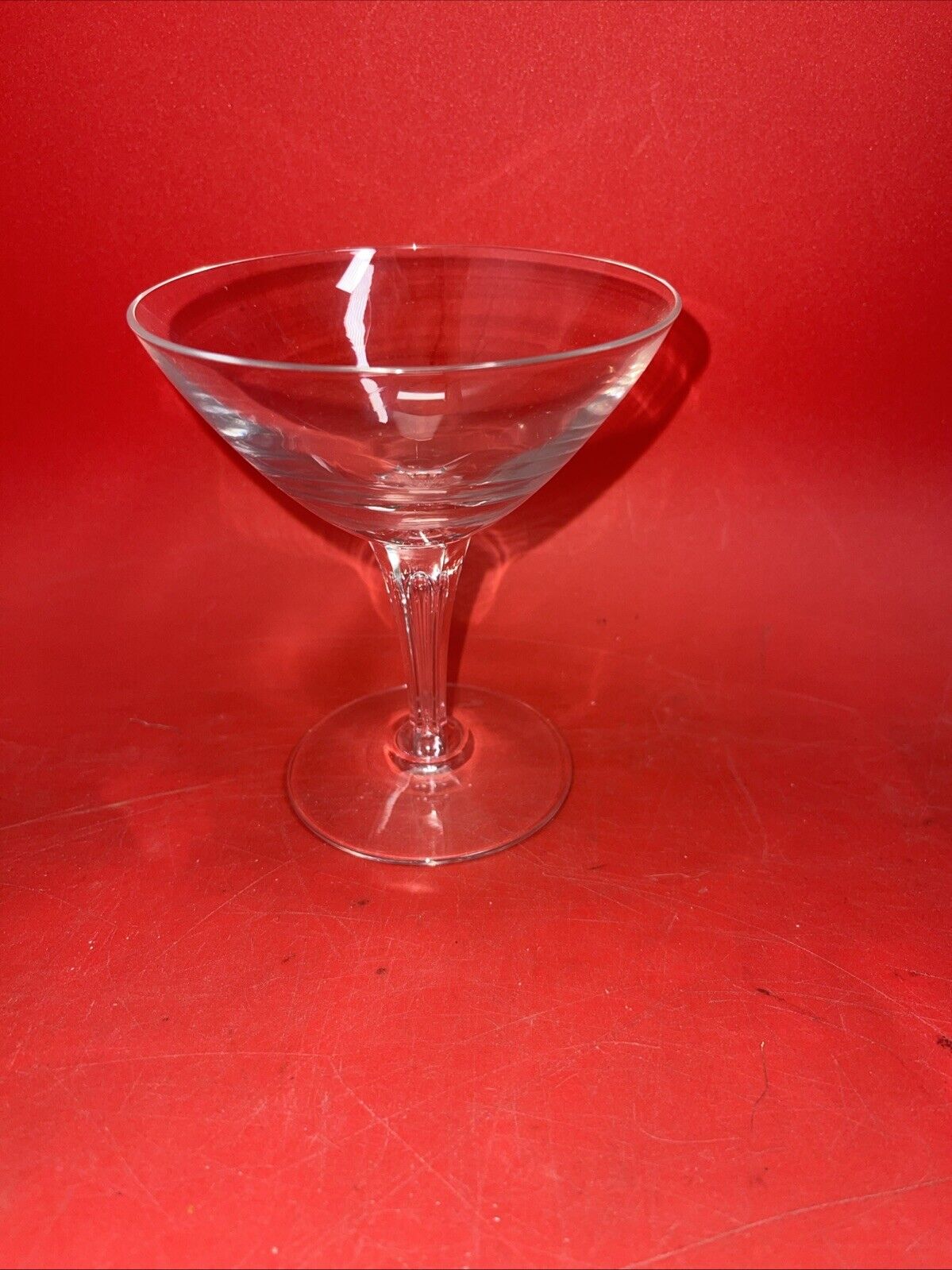 Vintage Clear Glass Cocktail Glasses Lot 7