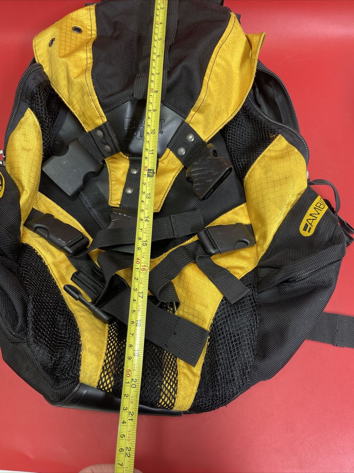 Bect Buy Jensen Albico Vintage Backpack Rucksack Yellow  Black