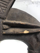 Lg Bamana Male Antelope Chiwara Helmet From Mali, Africa