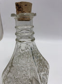 Vintage Glass Liquor Decanter with Stopper