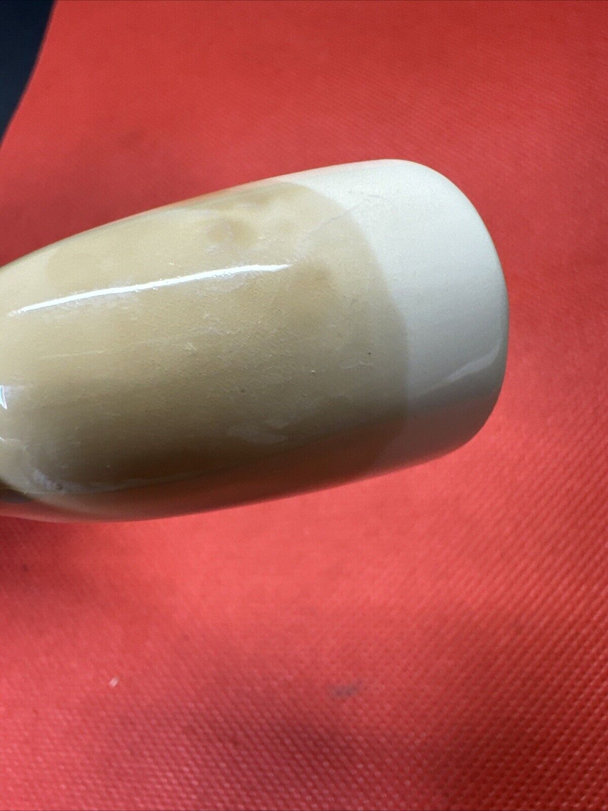 Vintage Porcelain Pipe Goede Waagen Holland