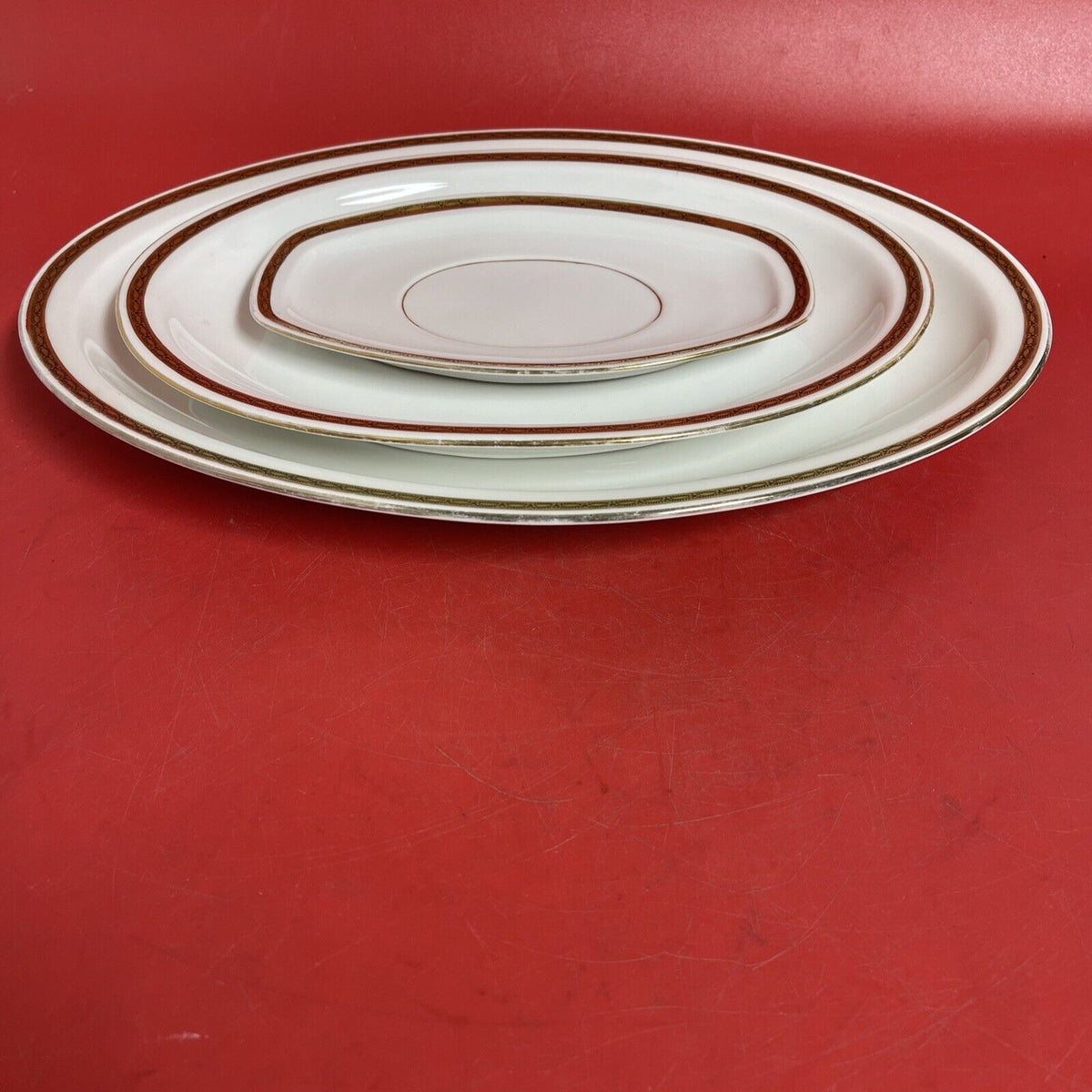 VINTAGE CARLSBAD CHINA SERVING PLATE Kaiserin Maria Theresia Lot 3