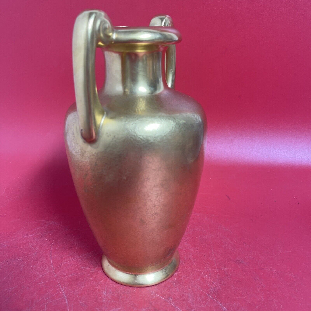Vintage Gold Etched Pickard Vase/Urn,9" 876