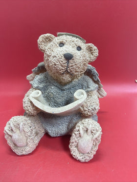 Vintage Angel Bear, with wings and halo
