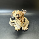 Bulldog Figurine with Spike Collar 4.5"/ Set Of 2