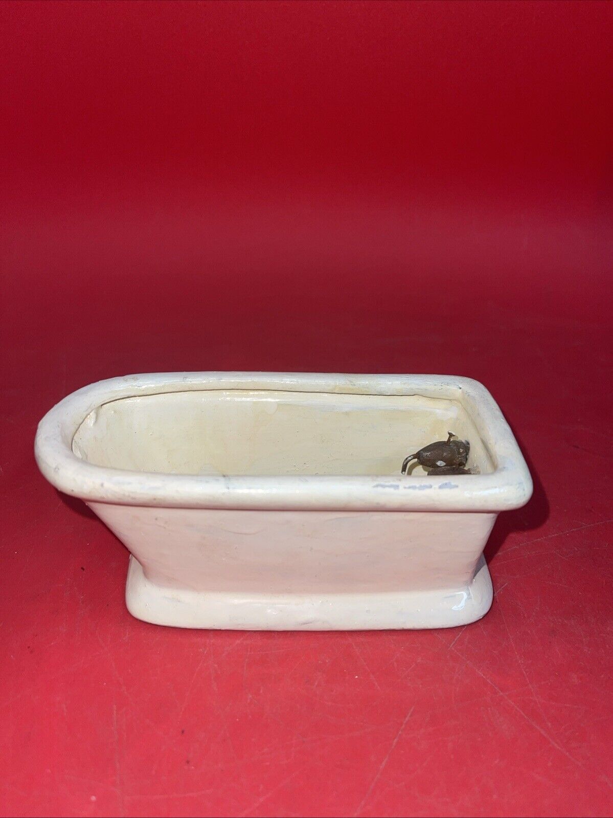 Antique  bath with taps for dolls house