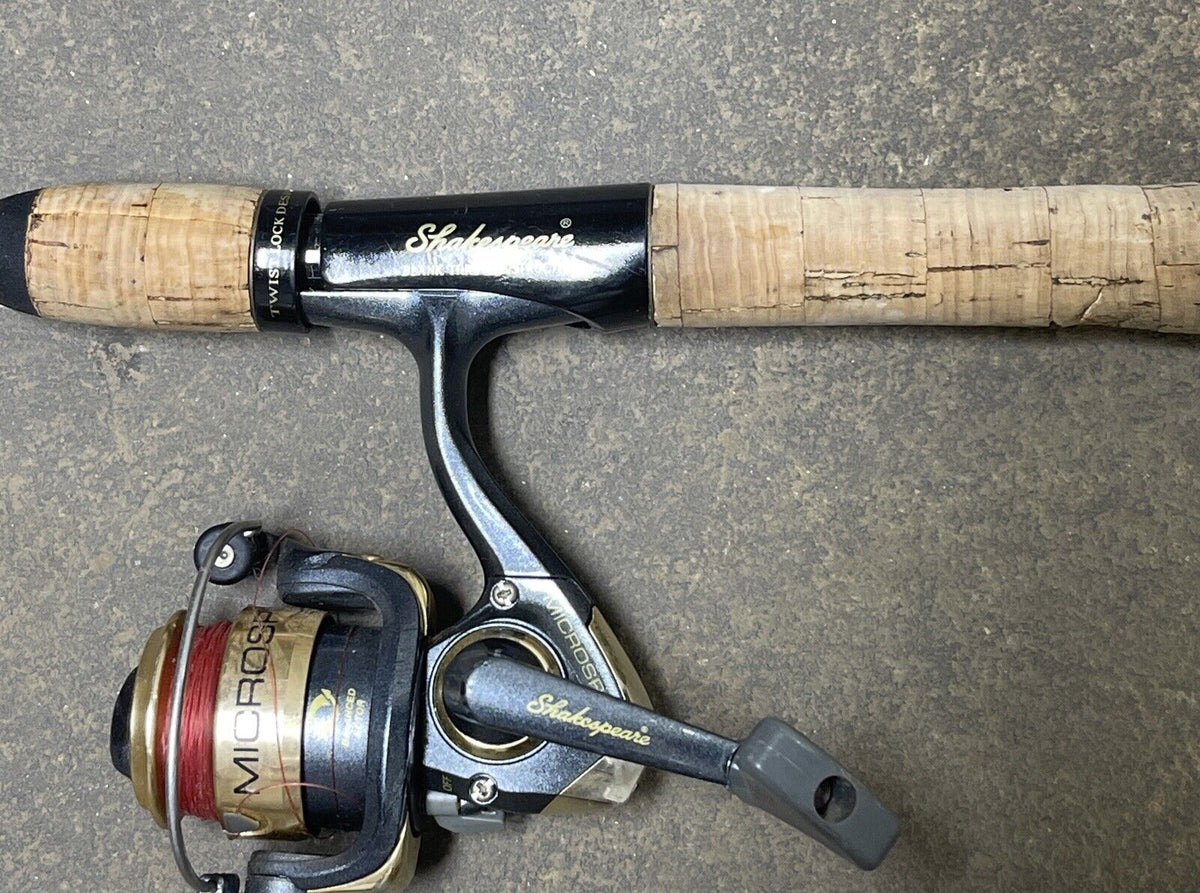 Shakespeare MICROSPIN WMSP46 Ultra Light 4 FOOT 6 " SPINNING REEL/ROD