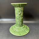 Lenox Summer Terrace Green Ivy Majolica Candlestick Holder/ Lot 2
