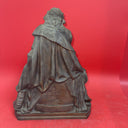 Vintage Regule Statue Signed E.PARTY ? Literary Academic Character