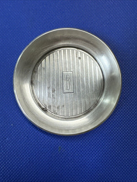 Sterling Silver Personal Ashtray Monogramed  "B”