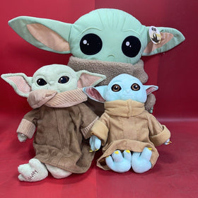 The Mandalorian Star Wars Grogu Baby Yoda Plush Lot Of 3