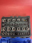 Kobalt 32-Piece Standard (SAE) and Polished Chrome Mechanics Tool Set