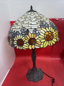 *RARE* Dale Tiffany Art Nouveau Vintage Stained Glass Office/Library Lamp