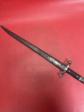 ORIGINAL PORTUGESE M1885 AUSTRIA STEYR ARSENAL MADE BAYONET AND SCABBARD