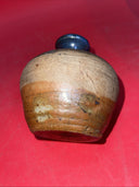 Studio Art Pottery Stoneware Vase Artist Signed Hand Thrown Vintage 4”H