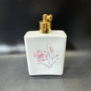 Vintage Perfume Atomizer Bottles Floral Design/ Lot Of 3