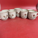 Brambleberry Cumberland Coffee Mugs Stoneware Japan Set of 8 & 1 Creamer