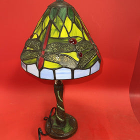 Tiffany Style Dragonfly Stained Glass Table Lamp