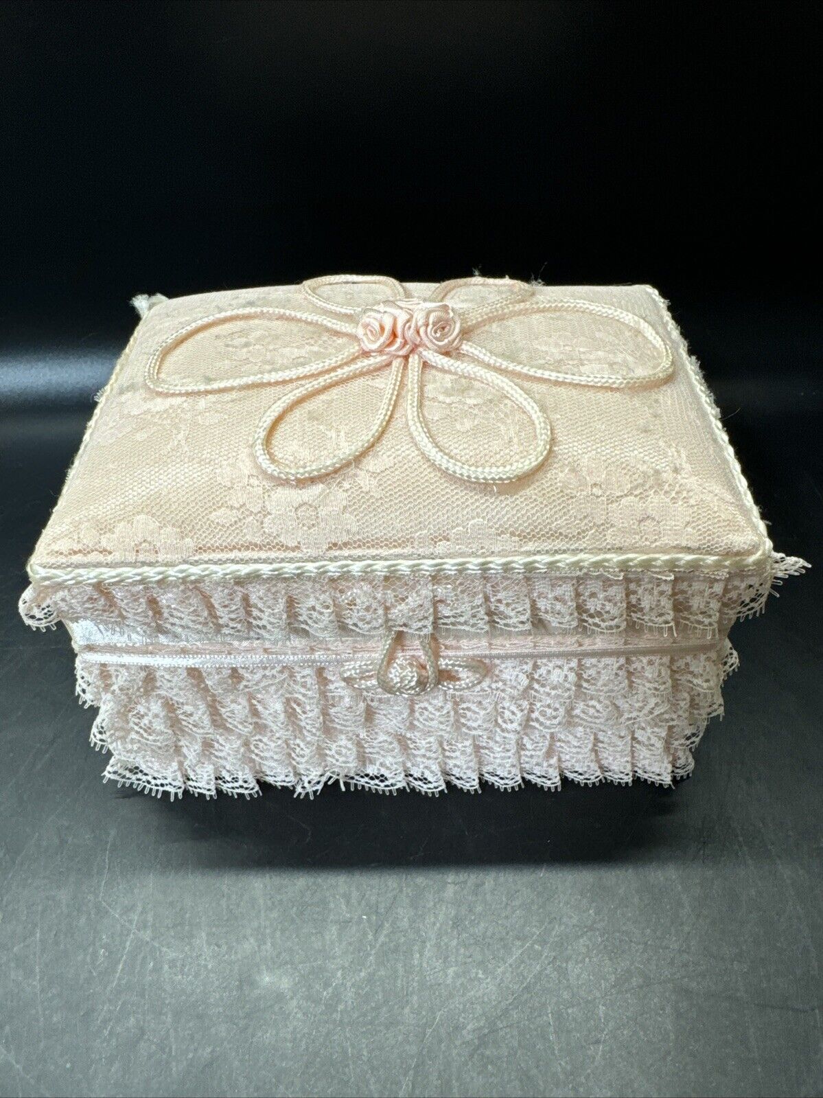 Vintage Handmade Trinket Box/ Lot Of 2