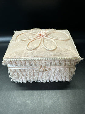 Vintage Handmade Trinket Box/ Lot Of 2