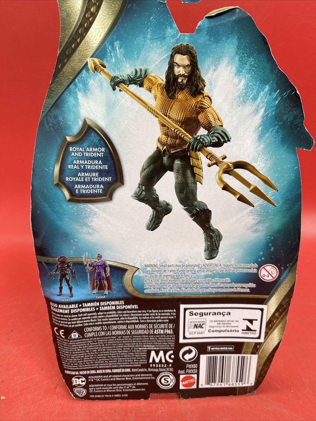 Mattel AQUAMAN Movie ORM & Aquaman 6in. Action Figure Lot DC Comics Jason Mamoa