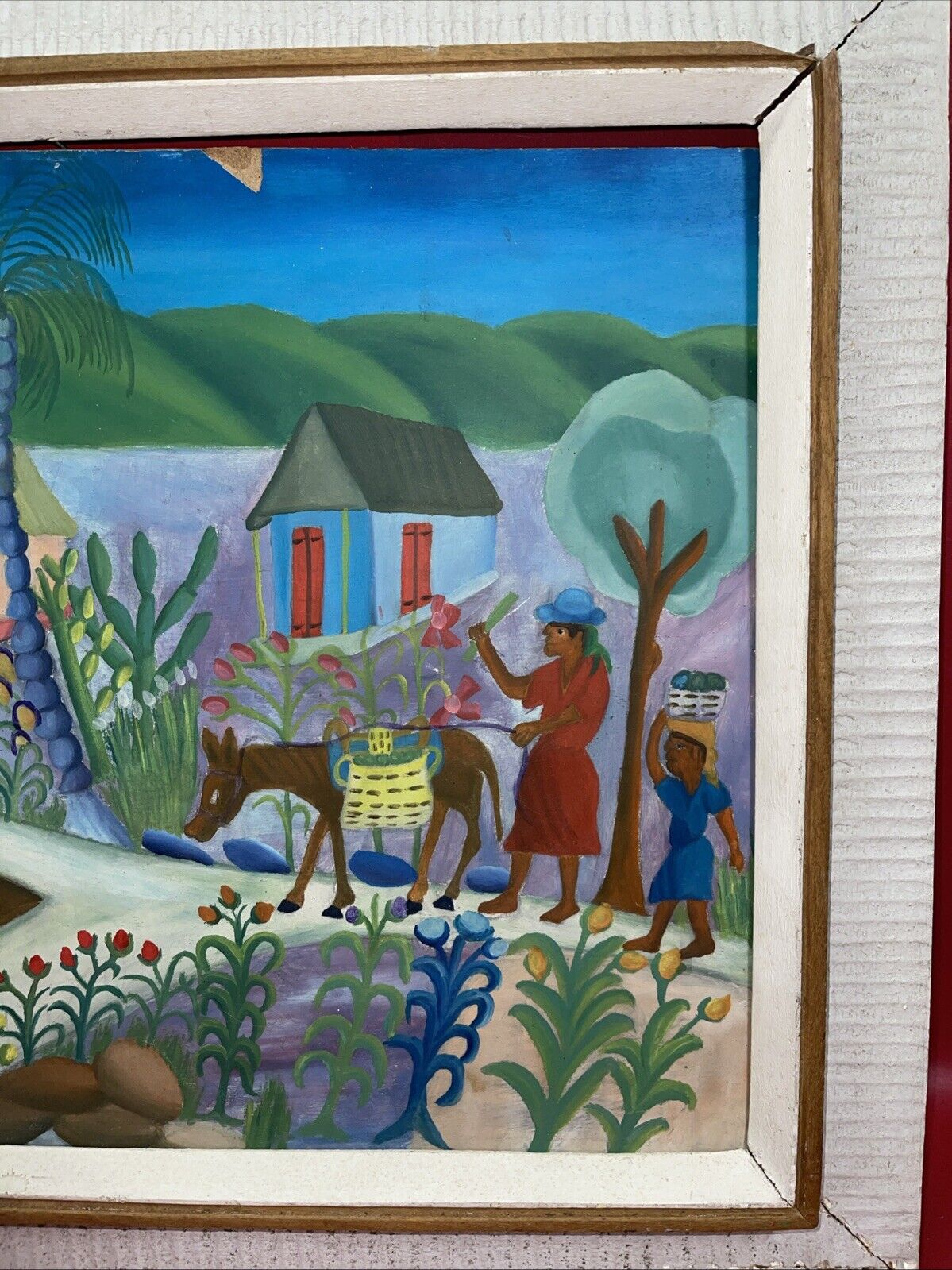 Original Oil Painting  Haitian by Artist M. Marcelin
