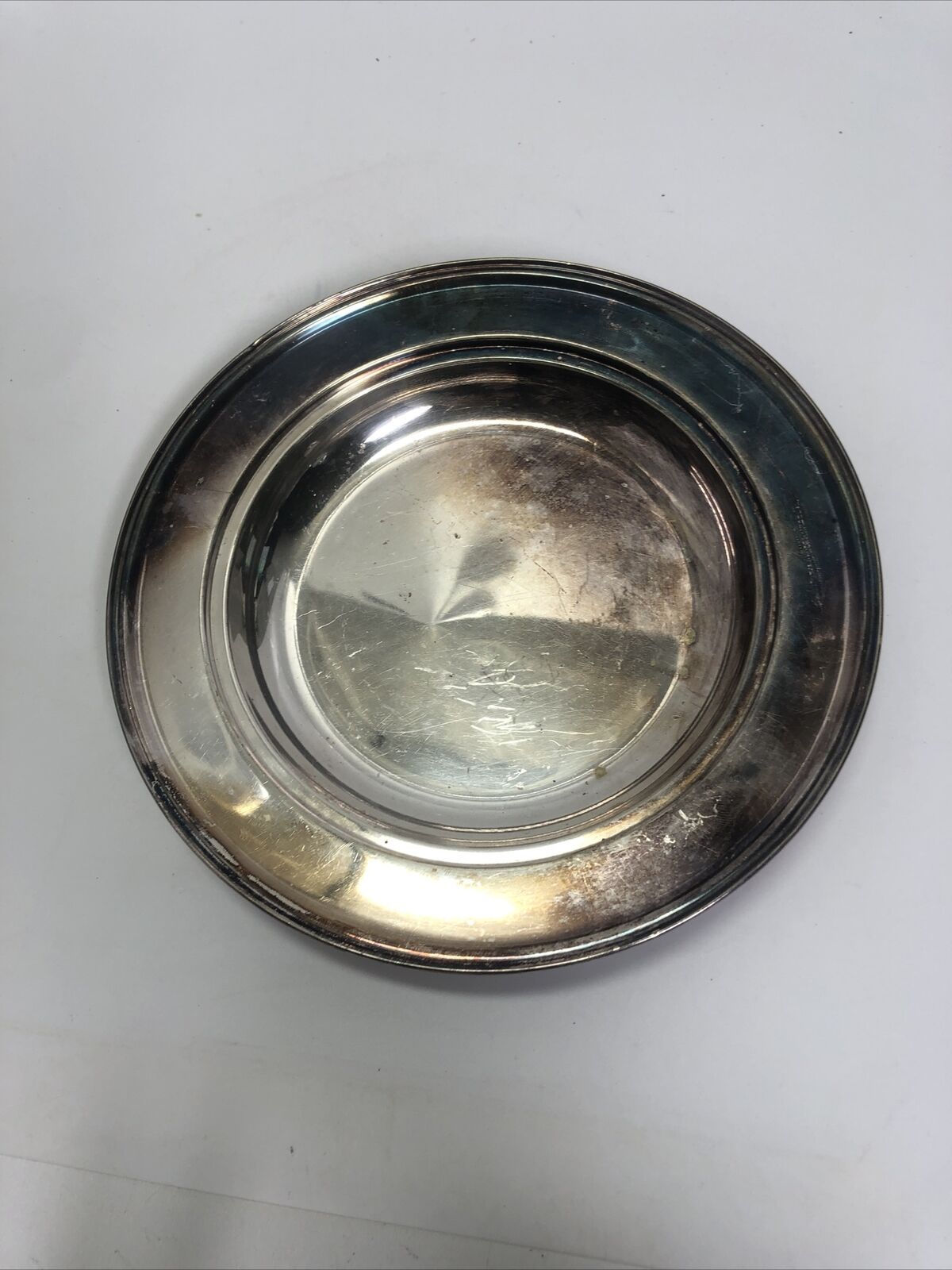 Silver Plate Serving Dish with Makers
