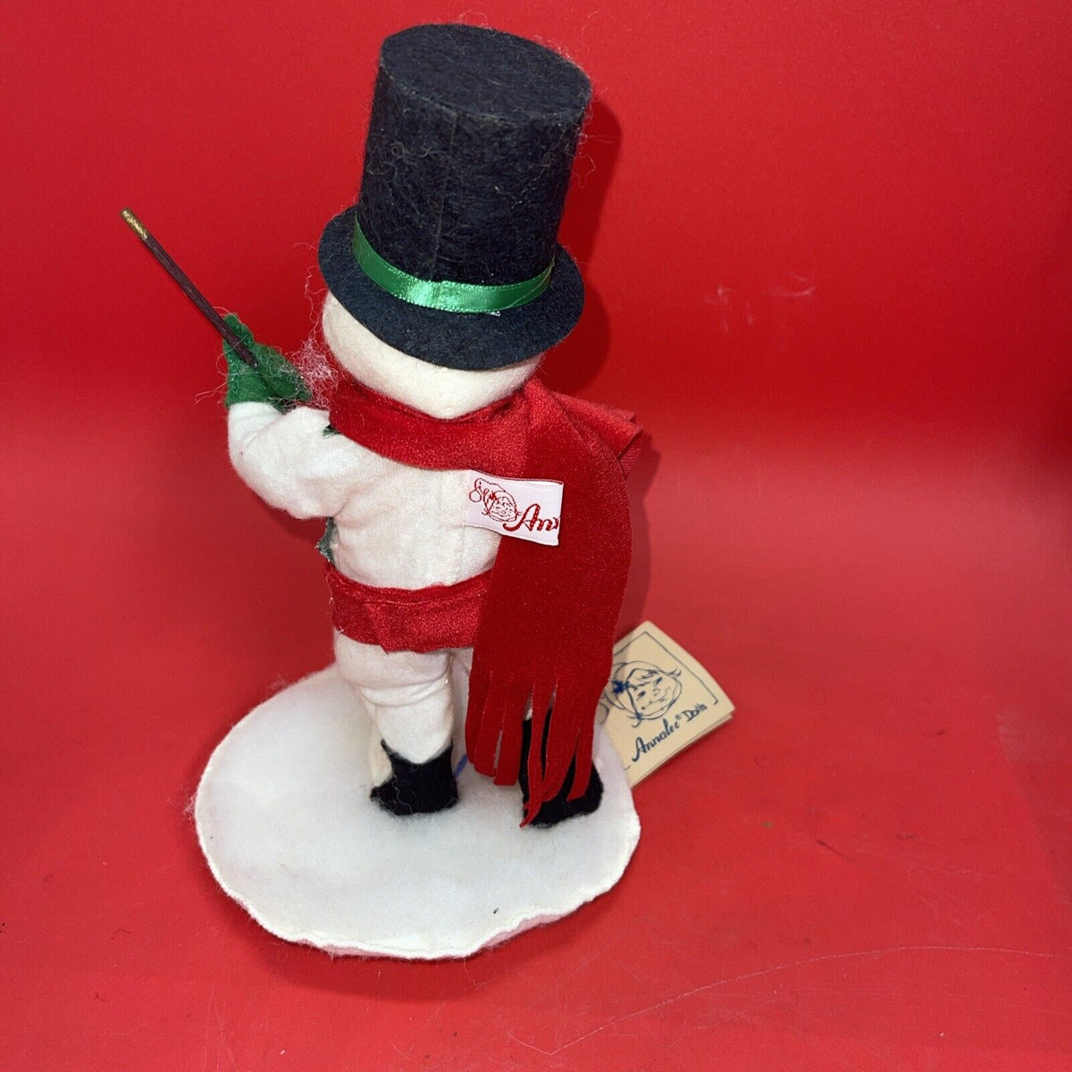 Annalee Dolls 9"Christmas Snowman Couple Vintage 1991 &1998