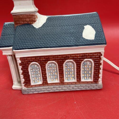 Dickens Keepsake Porcelain Lighted House (Church of Christmas Village) 1994