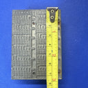 Vintage Letterpress Block / Cut 1963 Calendar