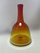 Blenko Decanter 6122S Tangerine 9”1960s Vintage. No Stopper.