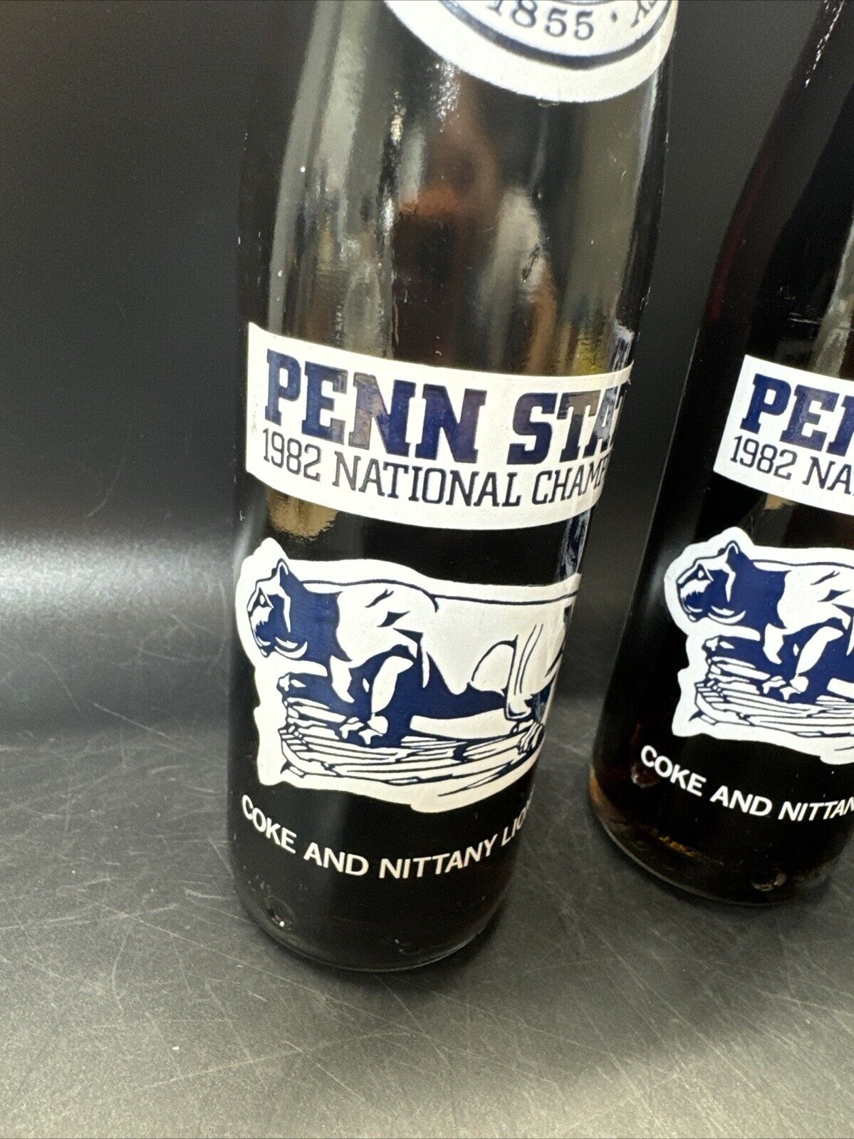 Coca Cola Bottle 1982 Penn State National Champions NOT CONSUMABLE/ Lot Of 3