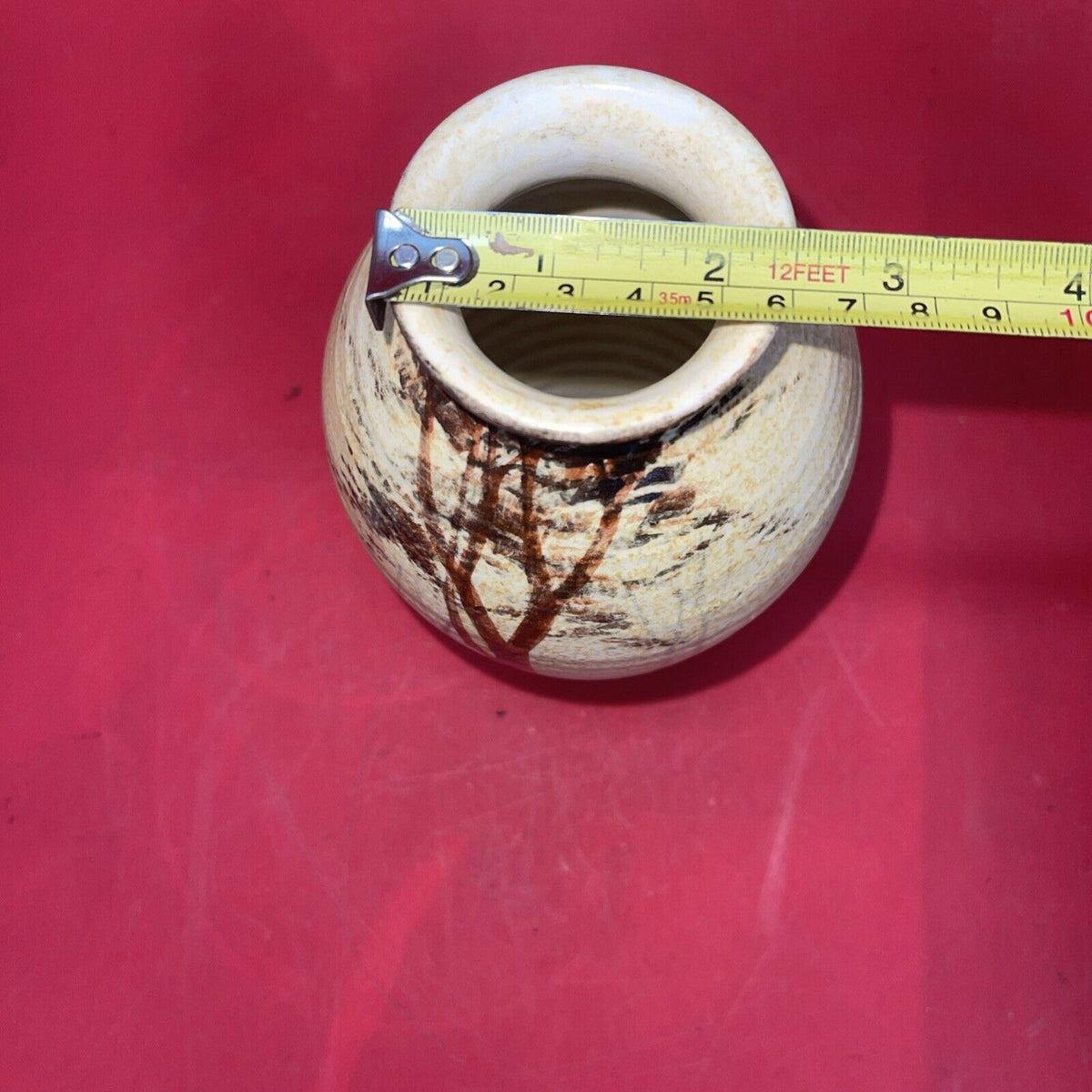 E Radford Forest Tree Vase 7”