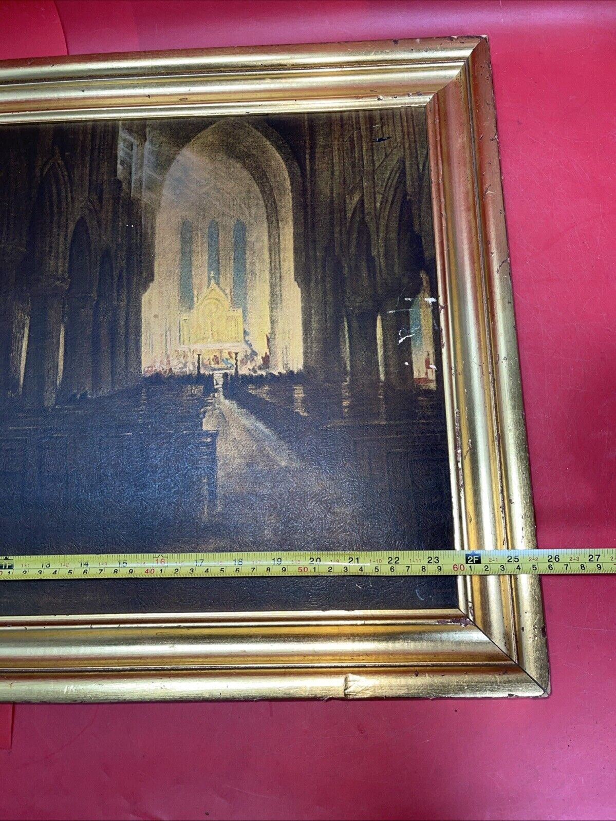 The Presence, Capt A.E. Borthwick, Vintage Religious Artwork, Print, 15”x22”