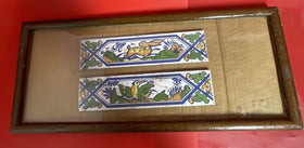 Antique Islamic Tile Zandleh Dynasty 1852 Circa