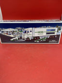 Hess Gasoline 2003 Hess Truck With Racecars 14"