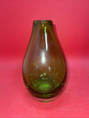 Contemporary Green Handblown Vase 8”H