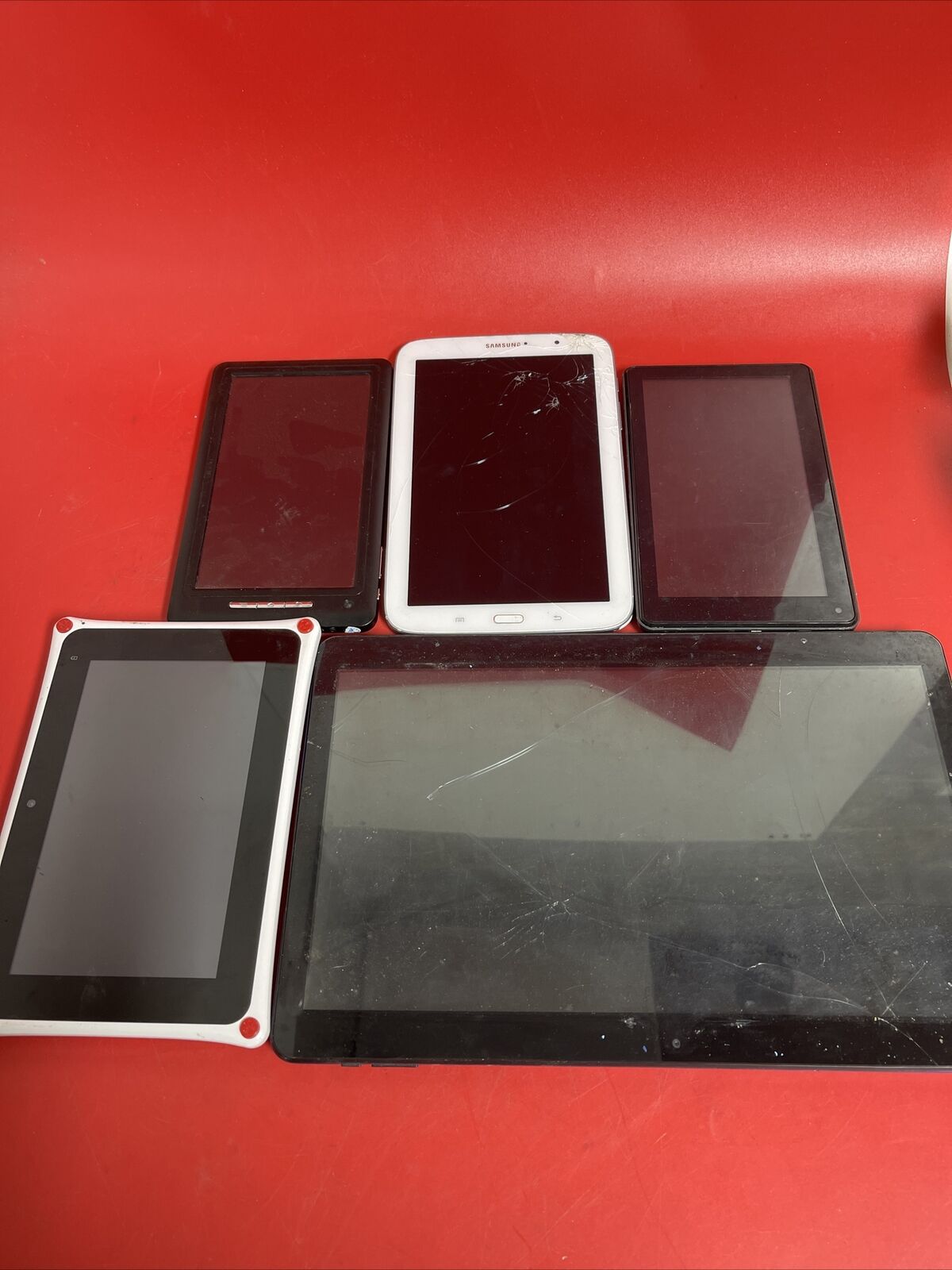 Lot Of 5  Tablet Bundle For Parts !#5