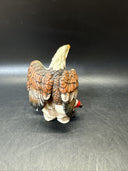Set of Resting Eagles Figurines On American Flag