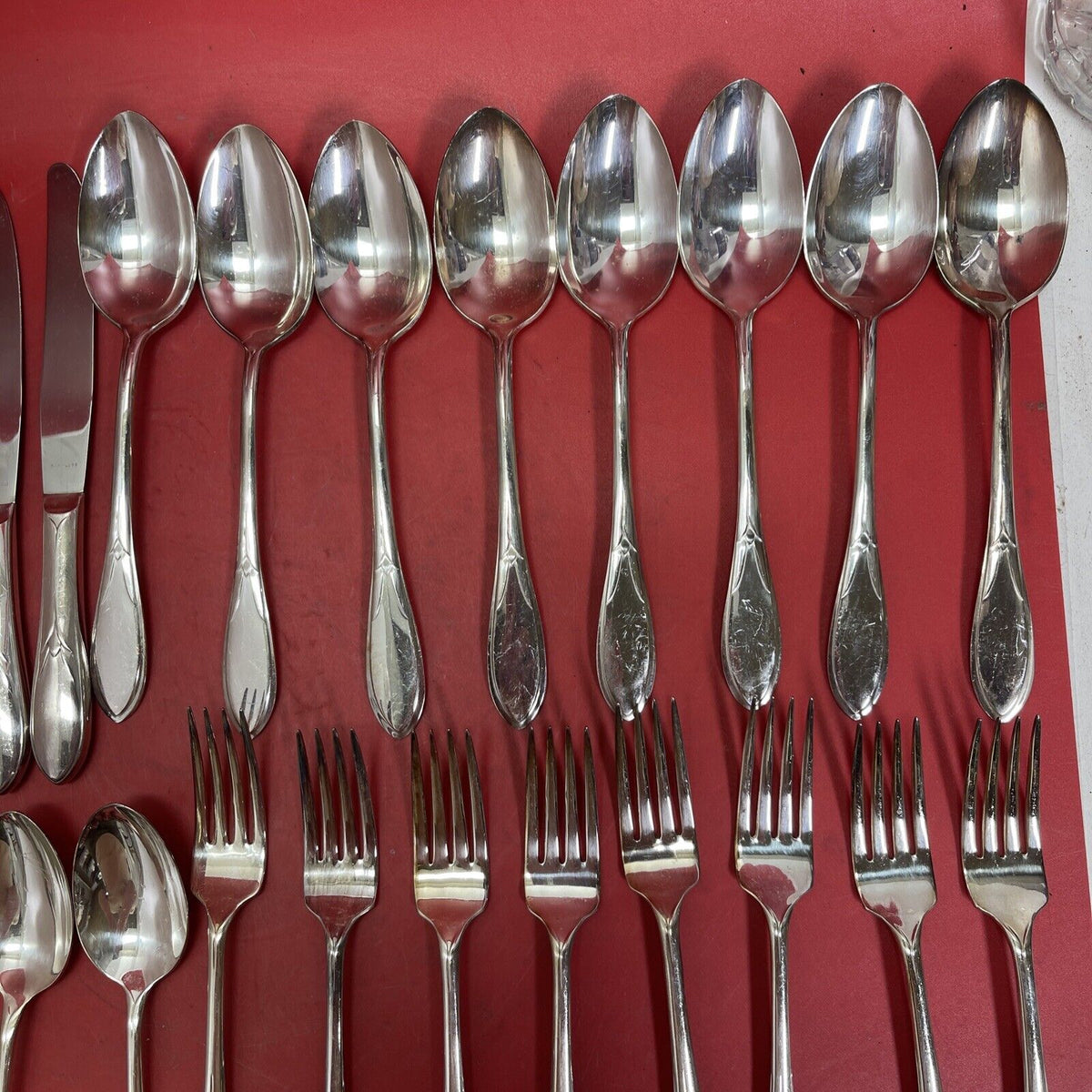 VINTAGE 48 Piece WM ROGERS MFG CO  Stainless Original Roger’s