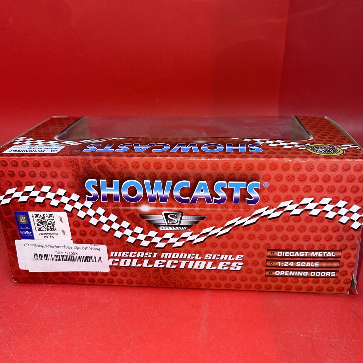 Showcasts 1969 Pontiac GTO Judge 1:24 Damage Box