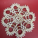 Set Of 3 Vintage 9" Seashell Sea Shell Trivets Coastal Beach Ocean Nautical Boho