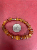 Vintage Genuine Amber Necklace Bracelet 8.1g