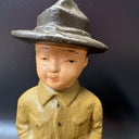 Ranger Dough Boy Solider Cast Iron Still Penny Bank