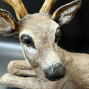 Deer Buck Stag Resting Laying Down Vtg Homco Shelf Figurine 267 1984