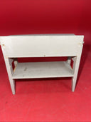 Dollhouse Furniture Vintage Rare Wooden FVC Gray Dining Table 2 Sideboards Chair